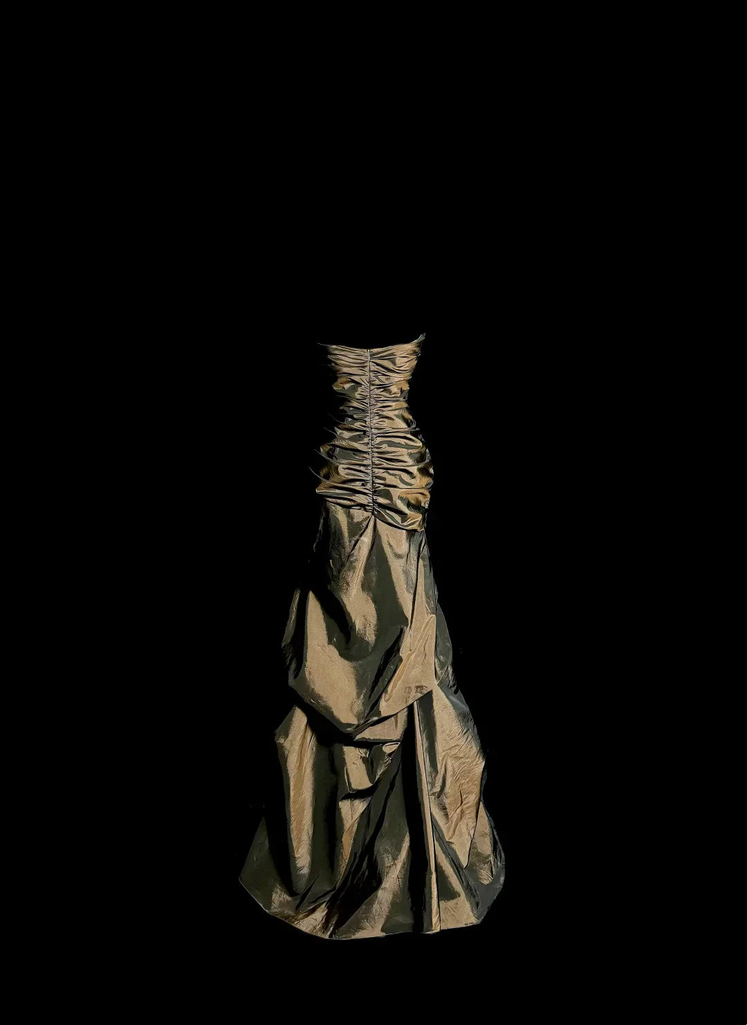 Vintage Mermaid Sweetheart Olive Green Taffeta Long Puffy Skirt Long Prom Dresses Party Dress 21st Birthday Outfits Graduation Dresses