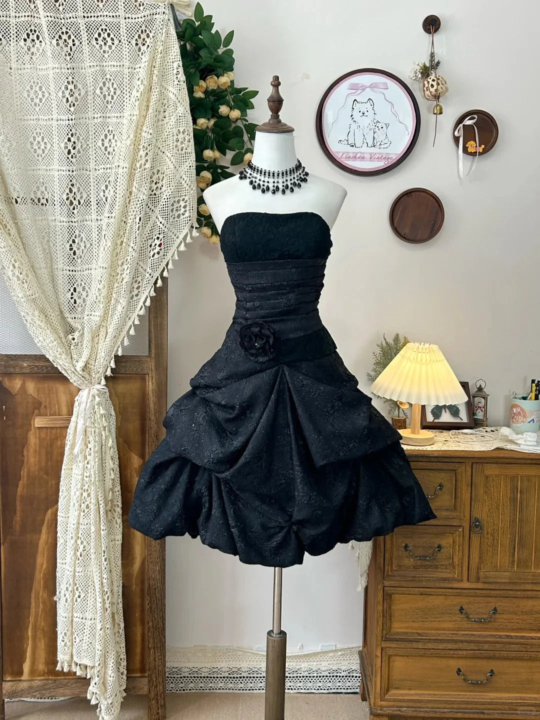 Vintage Short Party Dress Cocktail Dresses Homecoming Dress  simple gentle atmospheric and unique desi Brin