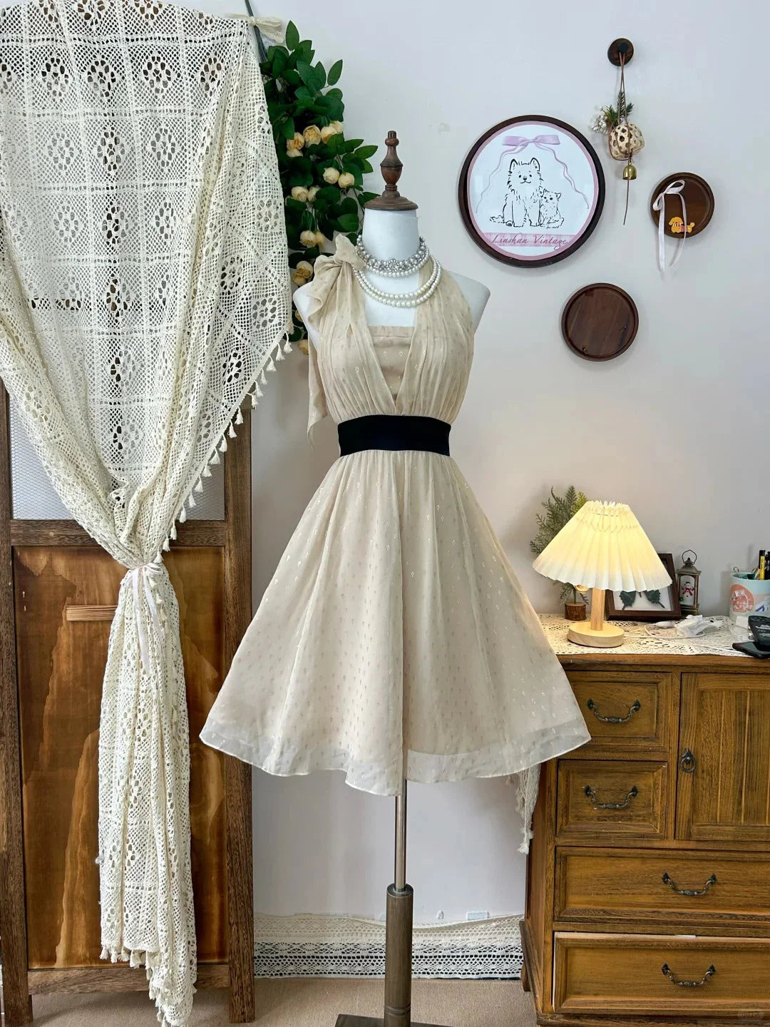 Vintage Short Party Dress Cocktail Dresses Homecoming Dress  simple gentle atmospheric and unique desi Brin