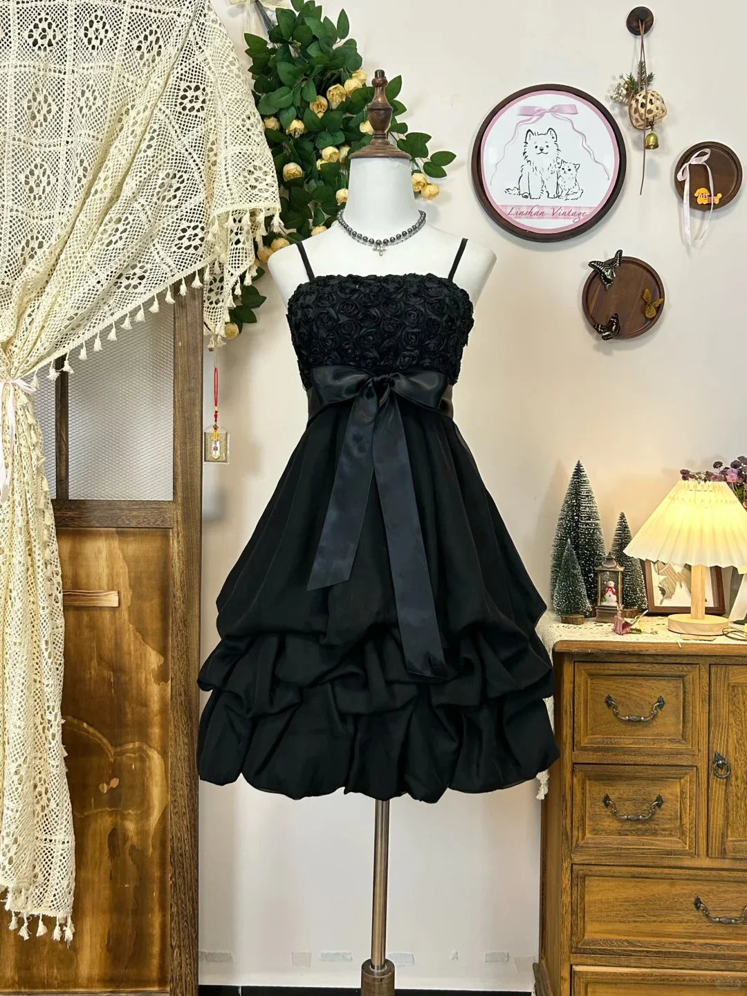 Vintage Short Party Dress Cocktail Dresses Homecoming Dress  simple gentle atmospheric and unique desi Brin