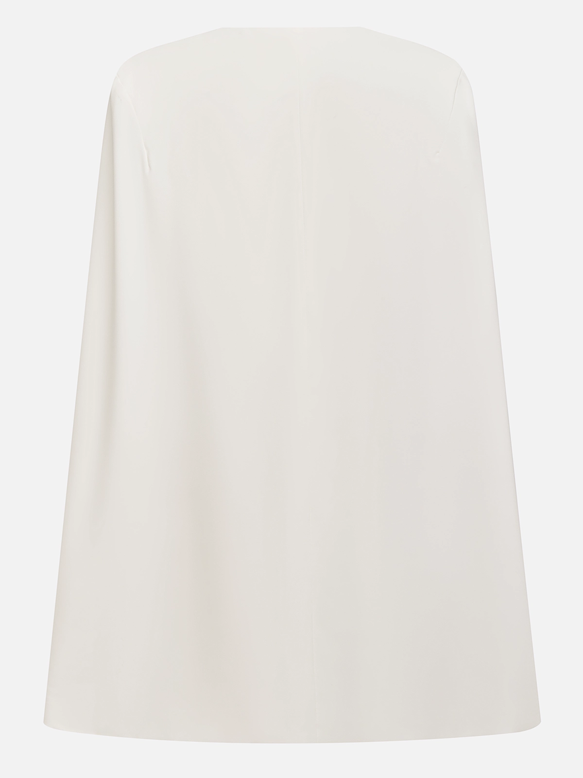 White Buckle Blazer V Neck Sleeveless A-Line Mini Homecoming Dress simple gentle atmospheric and unique desi Bring summer colors to enhance whiteness