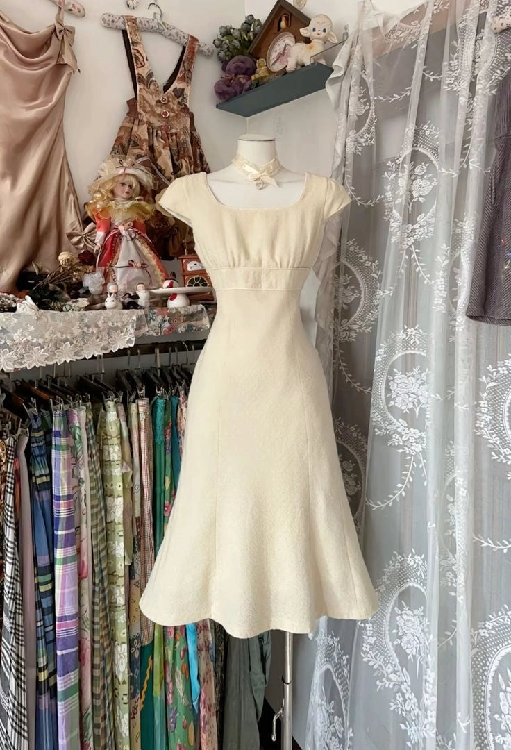 Vintage Short Party Dress Cocktail Dresses Homecoming Dress simple gentle atmospheric and unique desi Brin