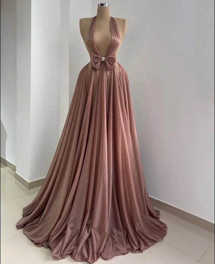 fashion sexy long satin prom dress evening dress  simple gentle atmospheric and unique desi Bring summer colors to enhance whiteness ﻿