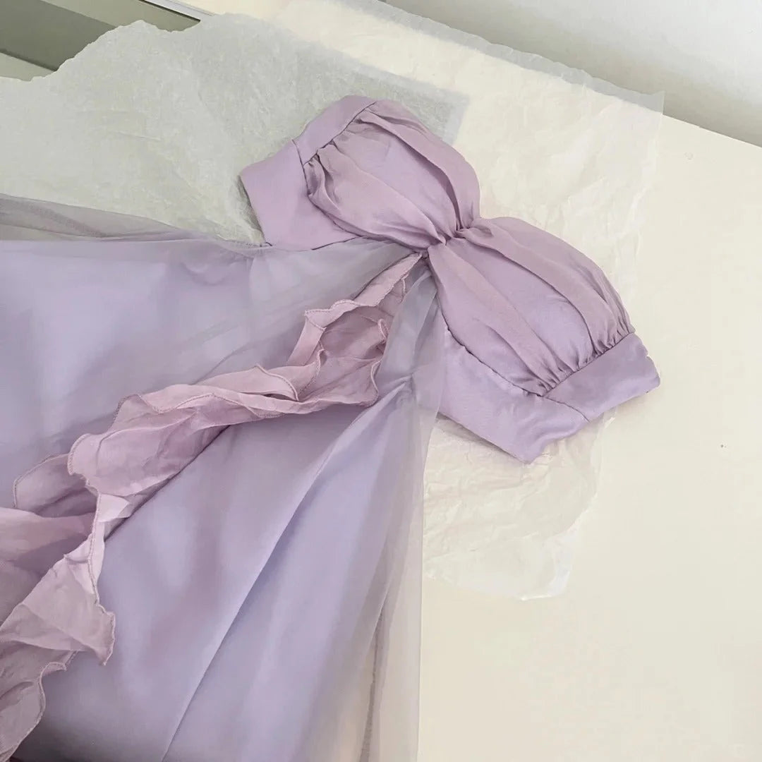 long homecoming dress party dress birthday dress simple gentle atmospheric and unique desi Bring summer colors to enhance whiteness
