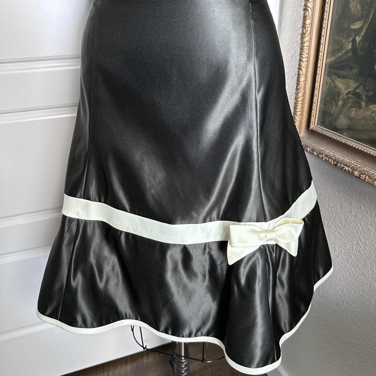 retro slim black with white bow tie short formal cocktail dress short homecoming simple gentle atmospheric and unique desi Bring summer colors to enhance whiteness