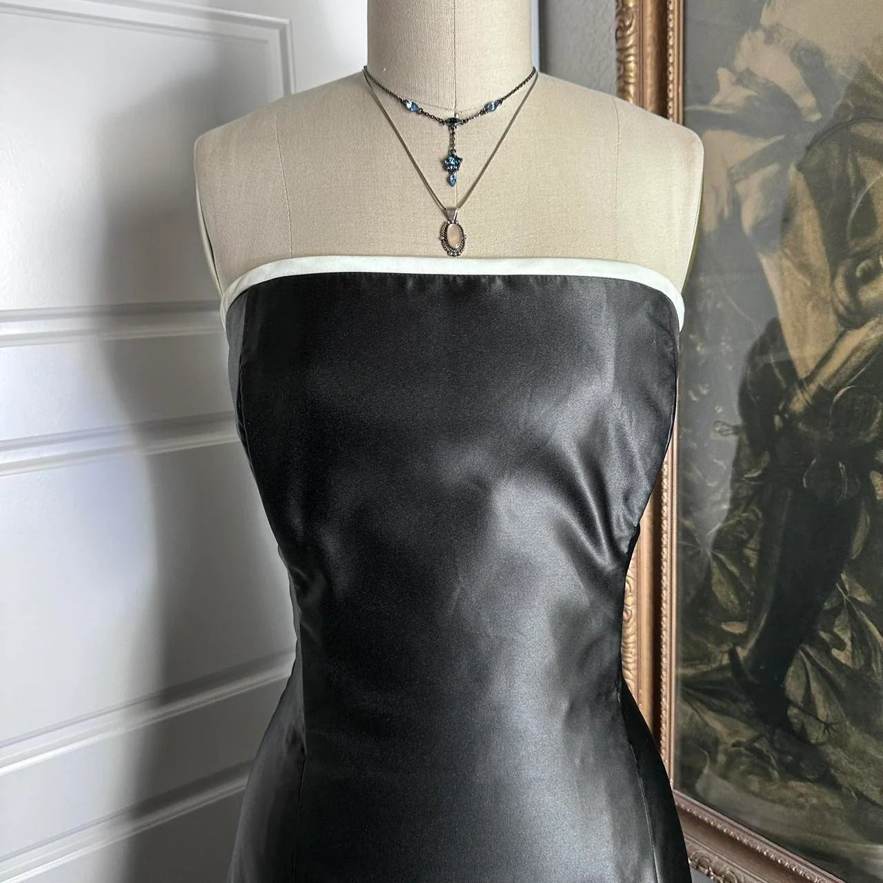 retro slim black with white bow tie short formal cocktail dress short homecoming simple gentle atmospheric and unique desi Bring summer colors to enhance whiteness
