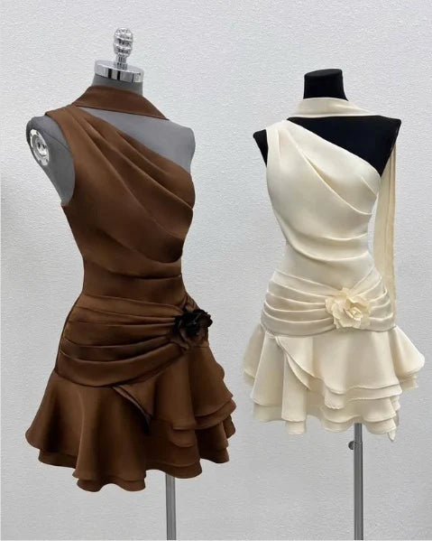 short party dress cocktail dress homecoming dress simple gentle atmospheric and unique desi Brin