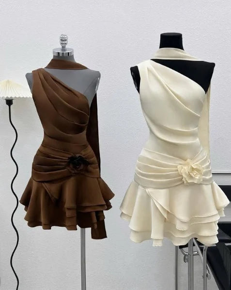 short party dress cocktail dress homecoming dress simple gentle atmospheric and unique desi Brin