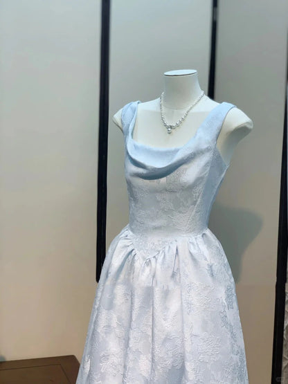 simple fashion long satin bridesmaid dresses prom dresses simple gentle atmospheric and unique desi Bring summer colors to enhance whiteness
