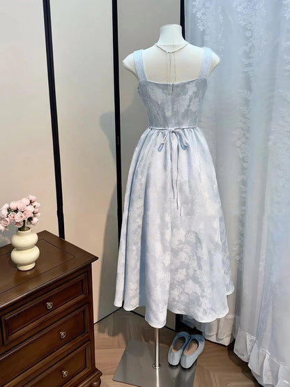 simple fashion long satin bridesmaid dresses prom dresses simple gentle atmospheric and unique desi Bring summer colors to enhance whiteness