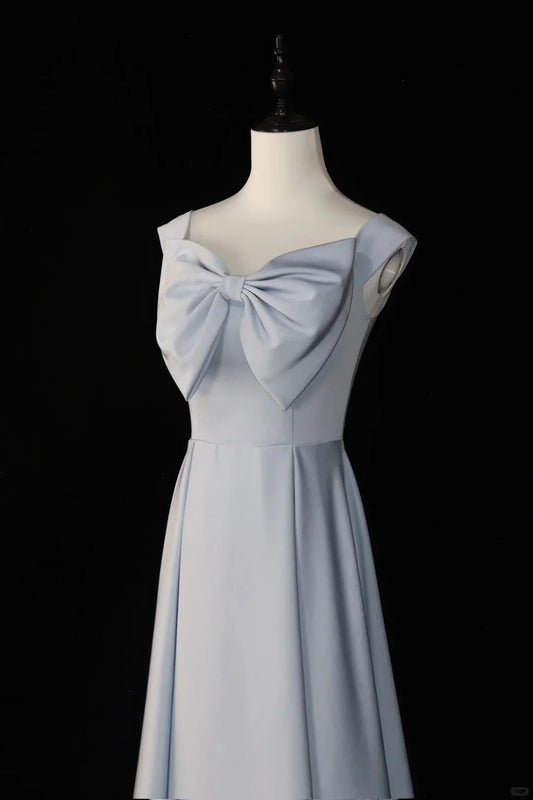 simple fashion long satin bridesmaid dresses prom dresses simple gentle atmospheric and unique desi Bring summer colors to enhance whiteness