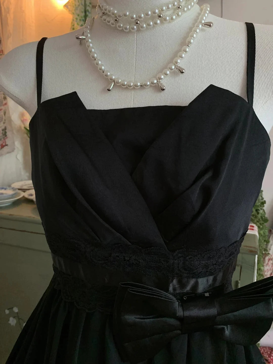 sweet cute short chiffon exquisite lace bow tie homecoming dress simple gentle atmospheric and unique desi Bring summer colors to enhance whiteness ﻿